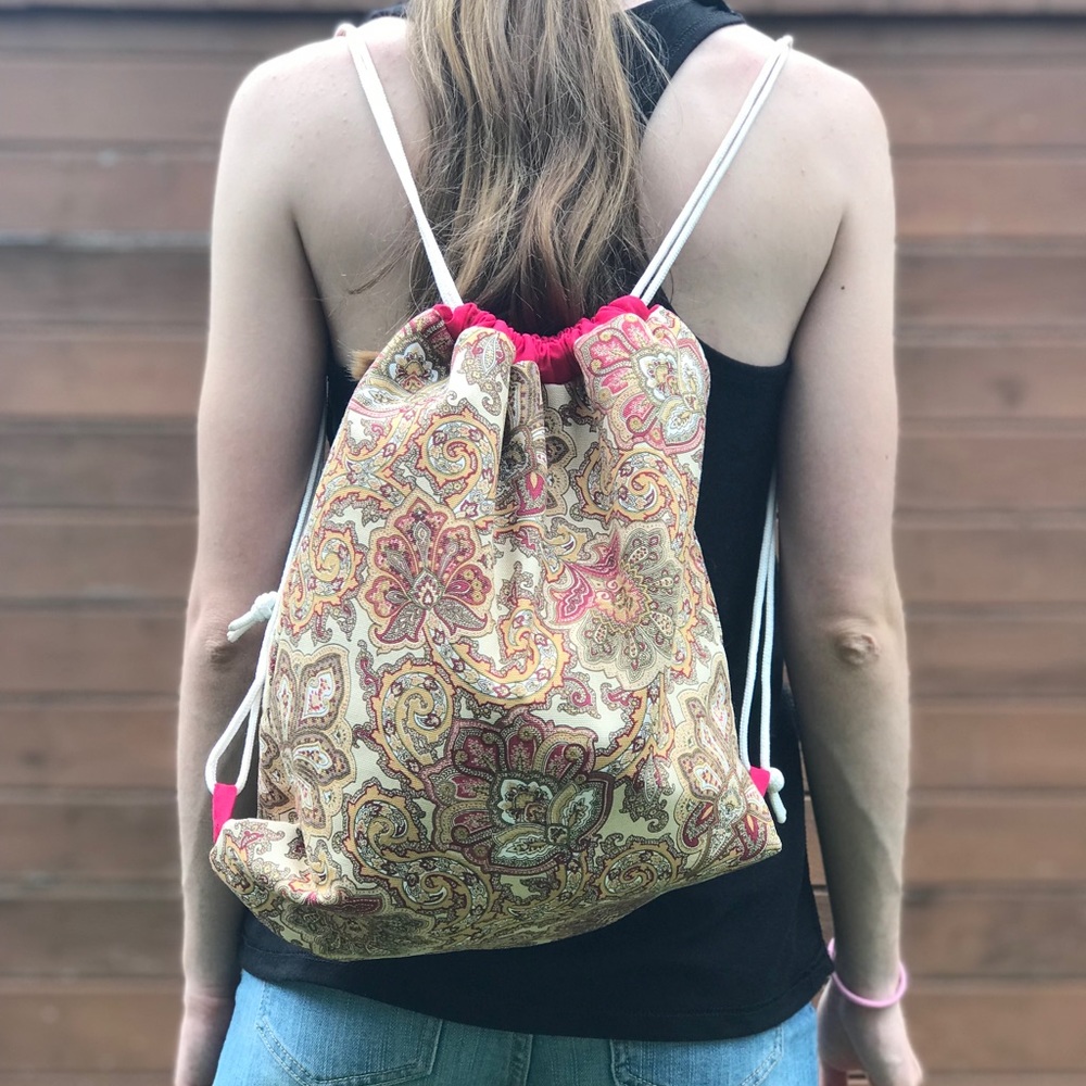 Paisley Handmade Backpack (NWOT)